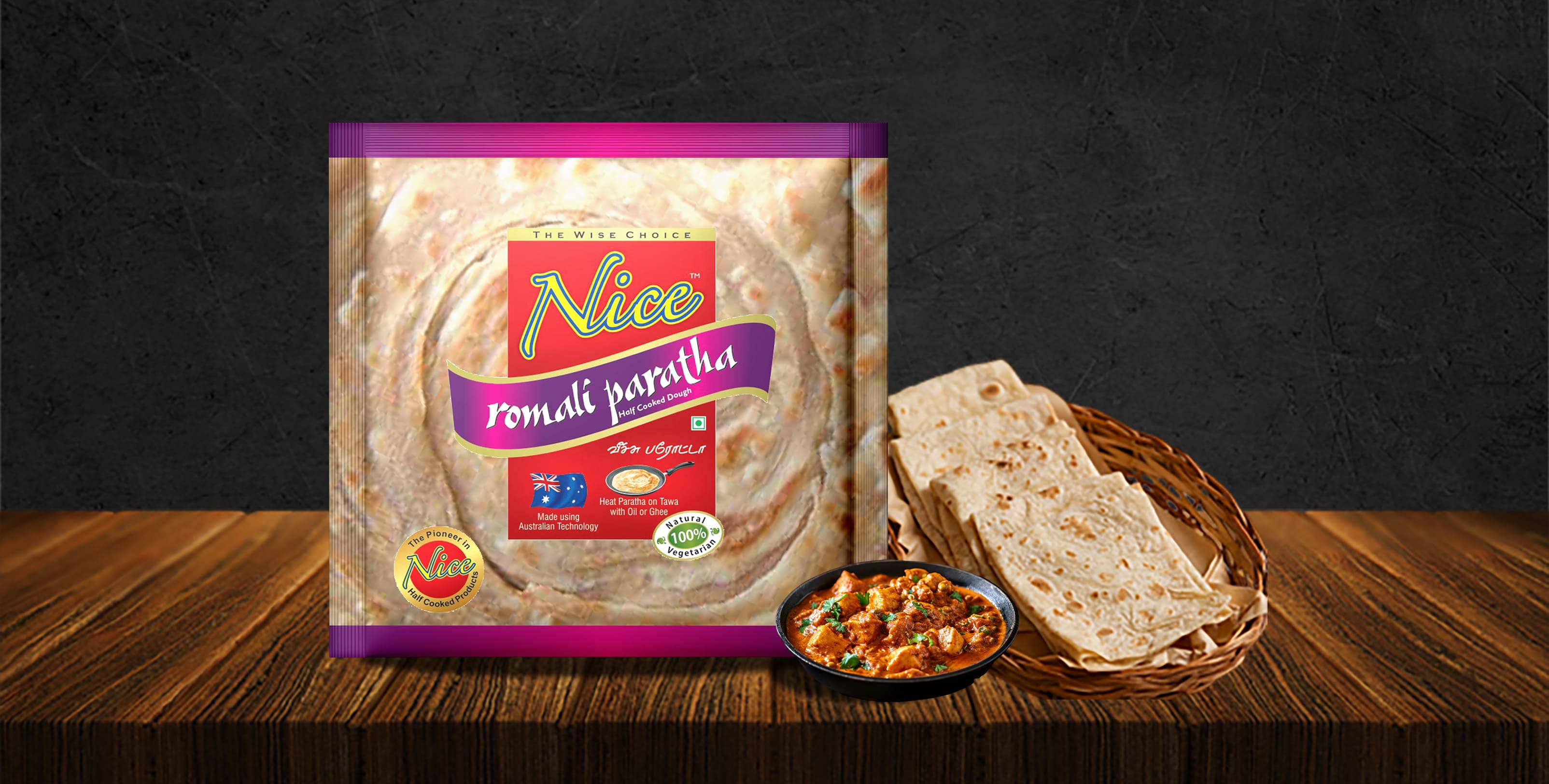 Soft Romali Roti made by Nice Home Products in Coimbatore – tasty and thin bread for yummy meals.
